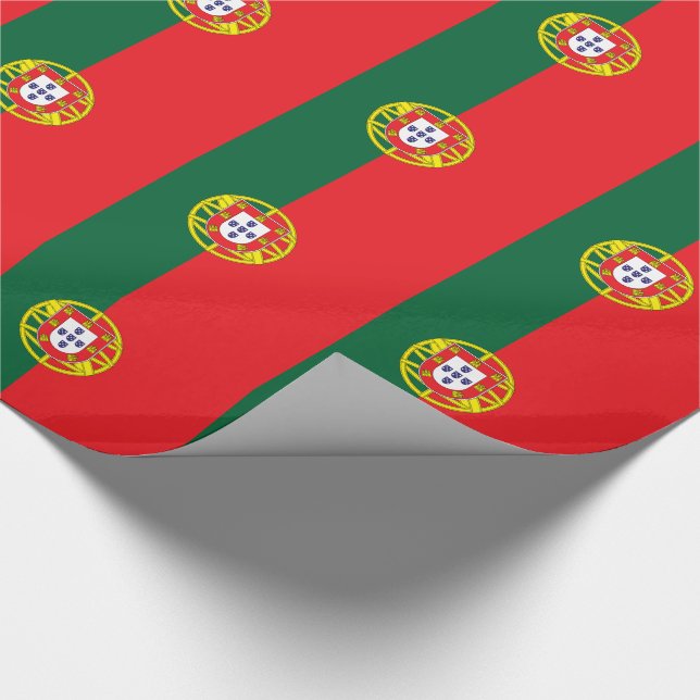 Papel De Regalo Bandera de Portugal (Esquina)