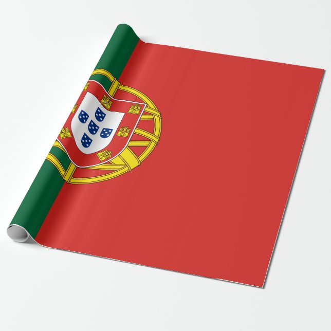Papel De Regalo Bandera de Portugal Bandeira De Portugal (Desenrollado)