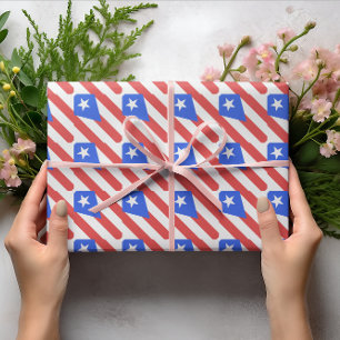 Papel De Regalo Bandera de Puerto Rico