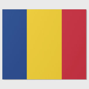 Papel De Regalo Bandera de Rumania patriótica rumana