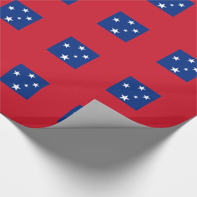 Papel De Regalo Bandera de Samoa (Esquina)