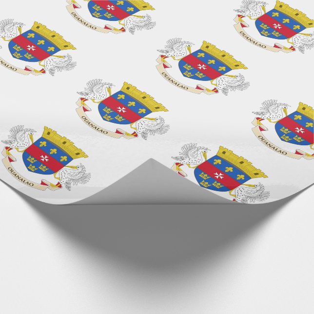 Papel De Regalo Bandera de San Bartolomé (Esquina)