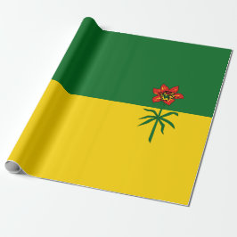 Papel De Regalo Bandera de Saskatchewan