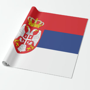 Papel De Regalo Bandera de Serbia