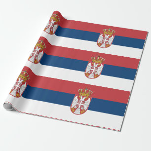 Papel De Regalo Bandera de Serbia