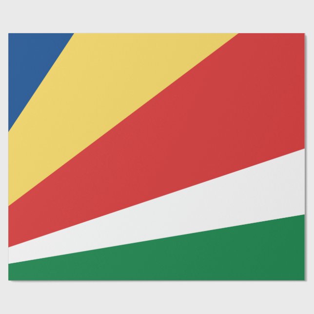 Papel De Regalo Bandera de Seychelles (Superficie plana)