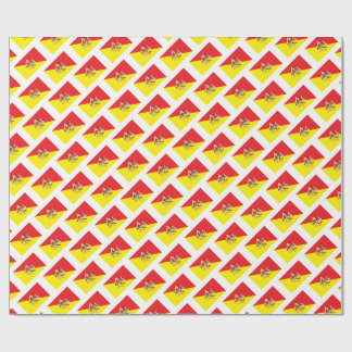 Papel De Regalo bandera de Sicilia (región italiana)