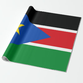 Papel De Regalo Bandera de Sudán del Sur (África)