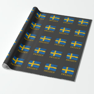 Papel De Regalo Bandera de Suecia