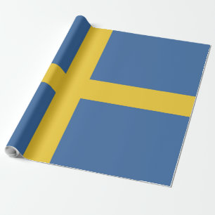 Papel De Regalo Bandera de Suecia