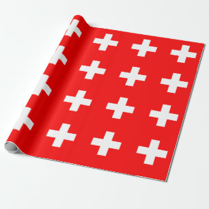 Papel De Regalo Bandera de Suiza