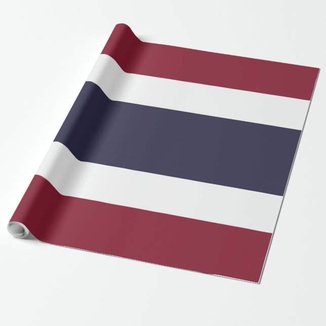 Papel De Regalo Bandera de Tailandia (Desenrollado)