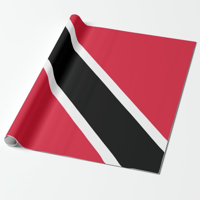 Papel De Regalo Bandera de Trinidad y Tobago (Desenrollado)