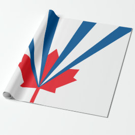 Papel De Regalo Bandera de Vaughan (Ontario, Canadá)