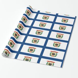 Papel De Regalo Bandera de Virginia Occidental