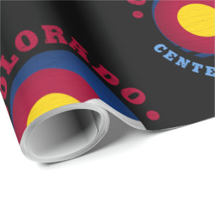PAPEL DE REGALO BANDERA DEL ESTADO CENTENARIO DE COLORADO