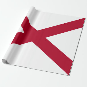 Papel De Regalo Bandera del estado de Alabama