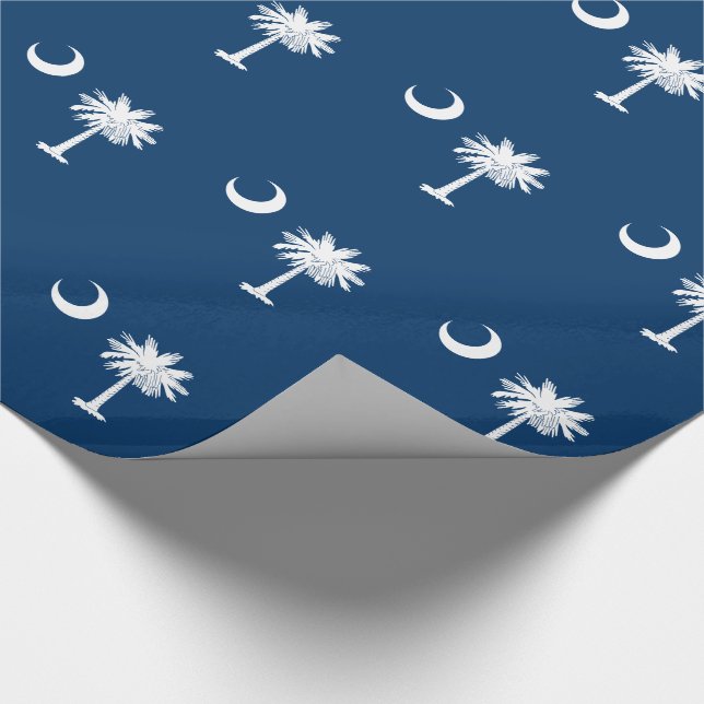 Papel De Regalo Bandera del Estado de Carolina del Sur (Esquina)