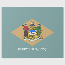 Papel De Regalo Bandera del estado de Delaware (DE, EE. UU.)