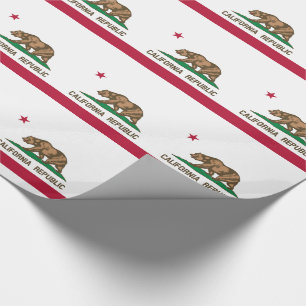 Papel De Regalo Bandera del estado de la República de California