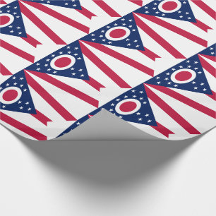 Papel De Regalo Bandera del Estado de Ohio
