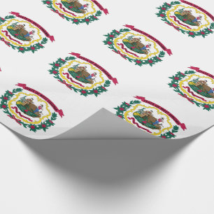 Papel De Regalo Bandera del estado de Virginia Occidental
