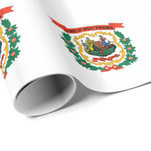 Papel De Regalo Bandera del estado de Virginia Occidental