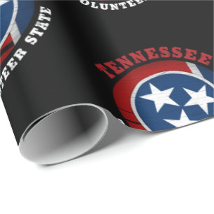 PAPEL DE REGALO BANDERA DEL ESTADO VOLUNTARIO DE TENNESSEE