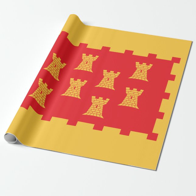 Papel De Regalo Bandera del Gran Manchester (condado del Reino Uni (Desenrollado)