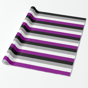 Papel De Regalo Bandera del Orgullo Asexual