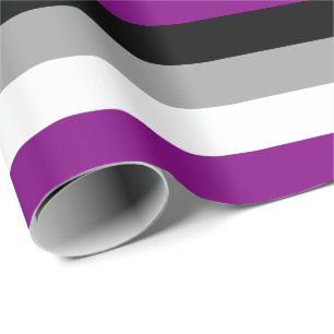 Papel De Regalo Bandera del Orgullo Asexual