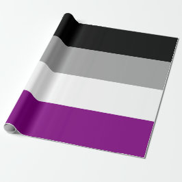 Papel De Regalo Bandera del Orgullo Asexual (As) (Asexualidad)