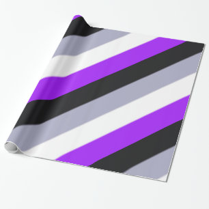 Papel De Regalo Bandera del orgullo asexual caído