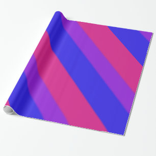 Papel De Regalo Bandera del Orgullo Bisexual Caída