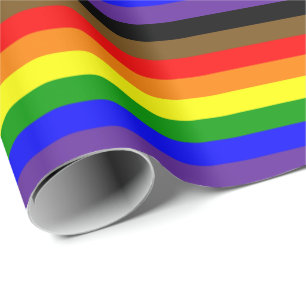 Papel De Regalo Bandera del Orgullo de Filadelfia en Horizontal