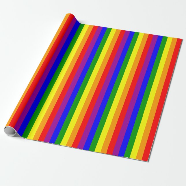 Papel De Regalo Bandera del orgullo gay (Desenrollado)
