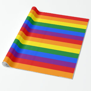 Papel De Regalo Bandera del Orgullo Gay Arcoiris LGBT