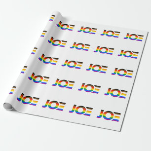 Papel De Regalo Bandera del Orgullo Incluido Joe LGBTQ