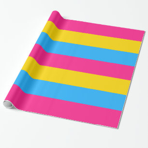 Papel De Regalo Bandera del Orgullo Pansexual