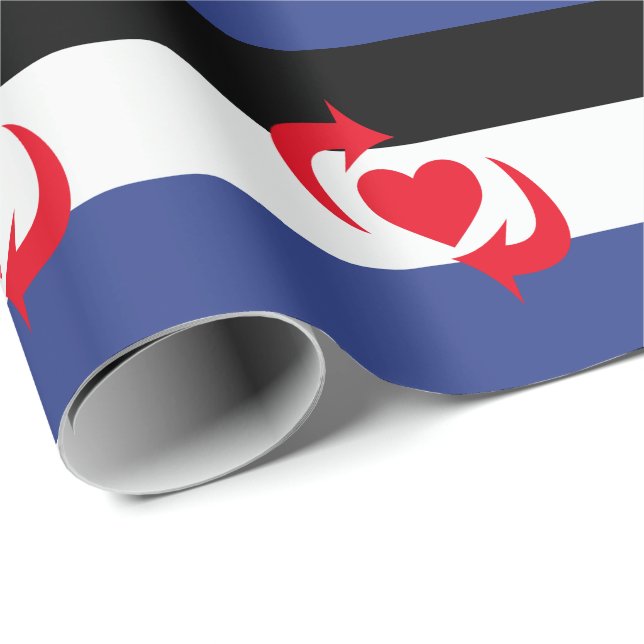 Papel De Regalo Bandera del Orgullo Switch (Esquina del rollo)