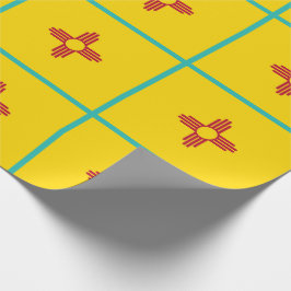 Papel De Regalo Bandera del símbolo Zia de Nuevo México