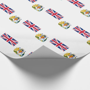 Papel De Regalo Bandera del Territorio Antártico Británico