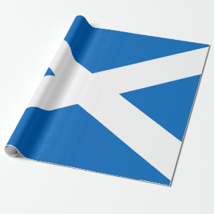 Papel De Regalo Bandera escocesa (Saltire) (Bandera escocesa)