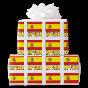 Papel De Regalo Bandera Española Enlosada