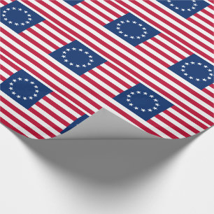 Papel De Regalo Bandera estadounidense de Betsy Ross