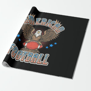 Papel De Regalo Bandera estadounidense de fútbol
