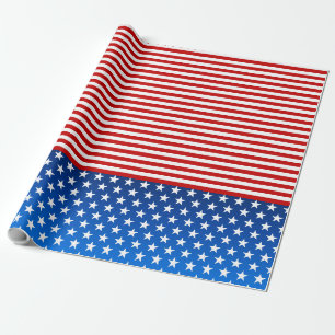 Papel De Regalo bandera estadounidense estilizada