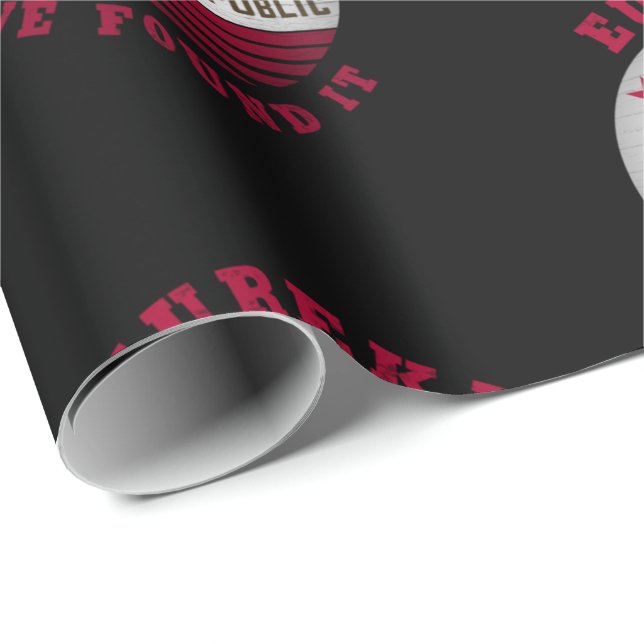 PAPEL DE REGALO BANDERA ESTATAL CALIFORNIA EUREKA (Esquina del rollo)