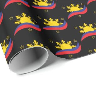 Papel De Regalo Bandera filipina de Pinoy de Filipinas