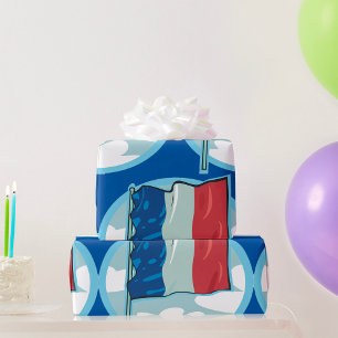 Papel De Regalo Bandera francesa